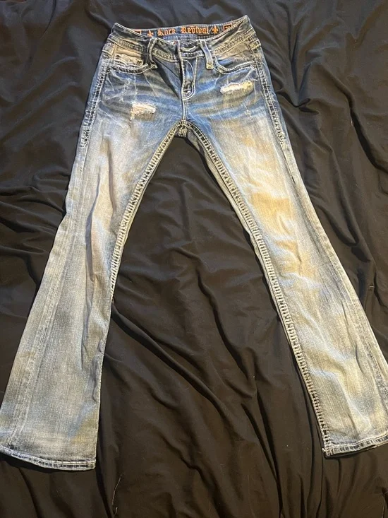 Rock Revival Bling Jeans - Picture 2 of 5